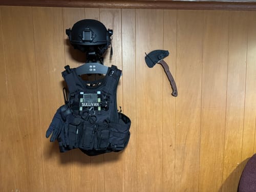 Customer photo review of Combat tomahawk "Barong" with polymer composite handle
