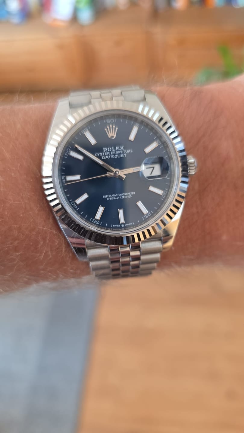 Customer photo review of Rolex Datejust 41 - 126334 - Full-Set
