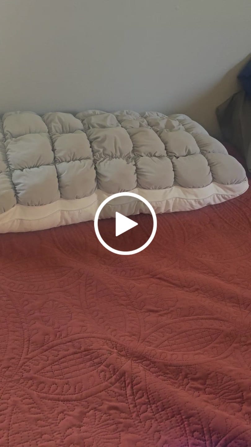 Customer video review of Puff Pillow
