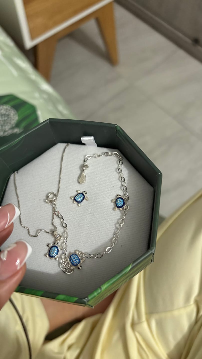 Customer photo review of Set Juego Tortuga Azul
