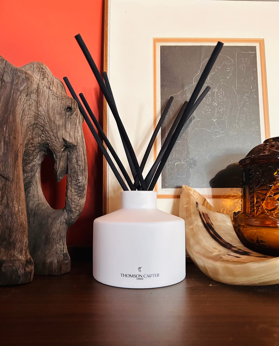 Customer photo review of Bois De Santal | Ceramic Reed Diffuser