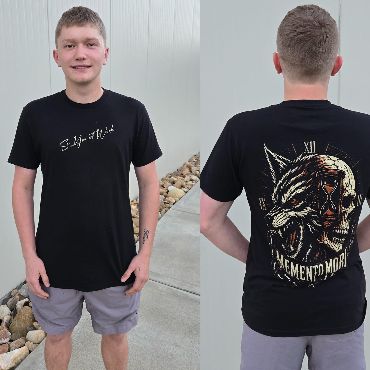 Customer photo review of SYAW "MEMENTO MORI" Tee (S-4XL) TOP SELLER