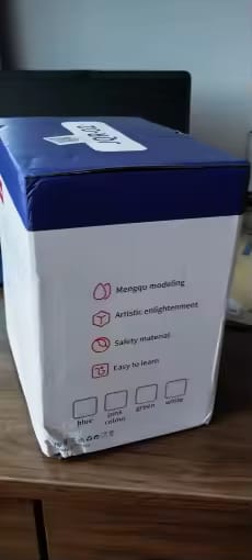 Customer photo review of Scribble Buddy: The Voice-Guided Drawing Robot for Little Artists
