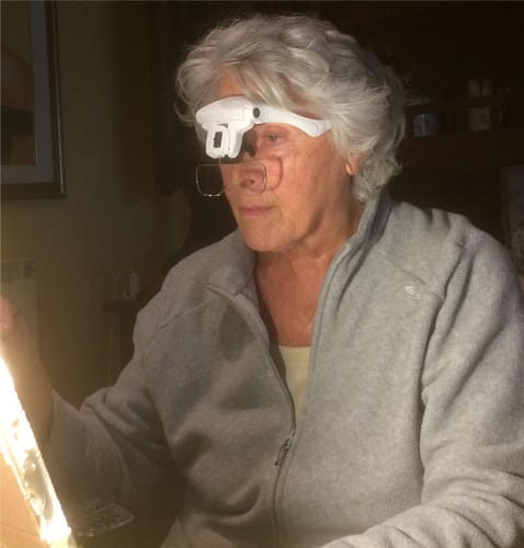 Customer photo review of Lunettes Loupe de Précision avec Lampe LED