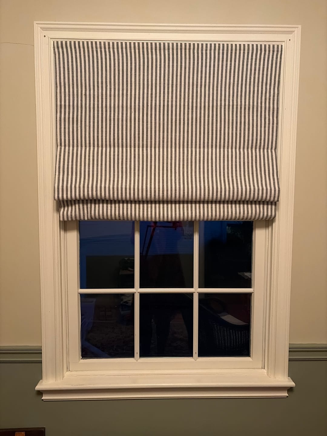 Customer photo review of Zaria Custom Roman Shades