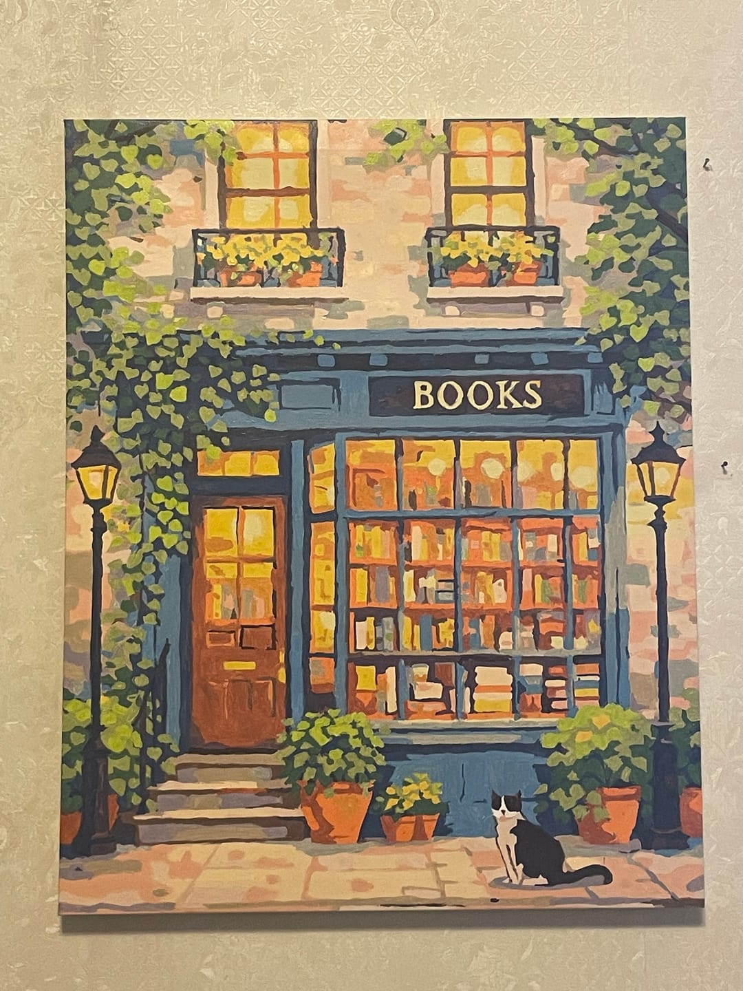 Customer photo review of Secret bookstore | Paint by Number