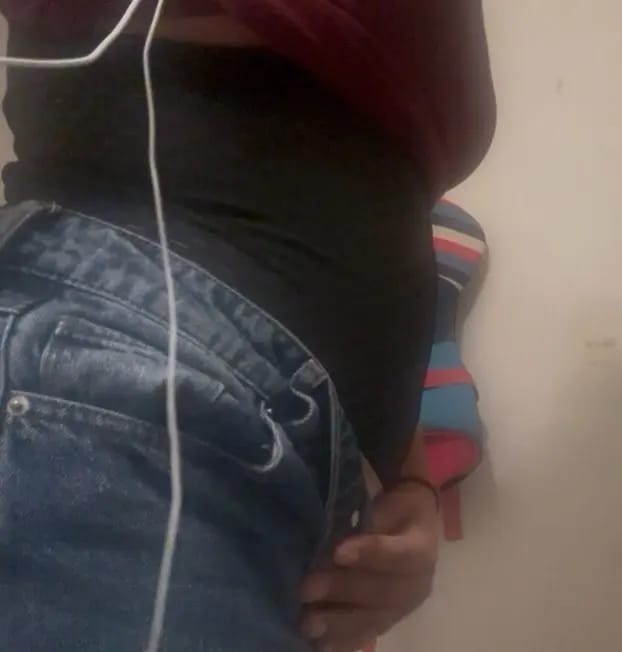 Customer photo review of Culotte taille haute à bandes croisées