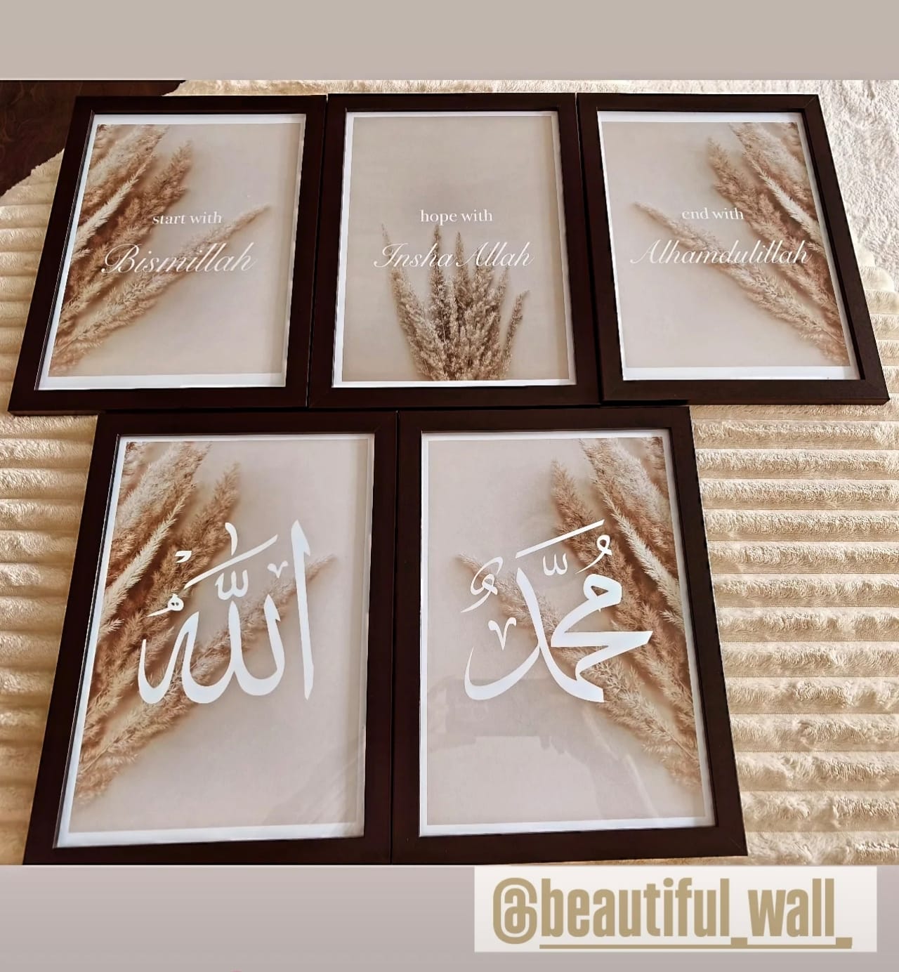 Customer photo review of Muhammed sav. - Pampasgras - Poster