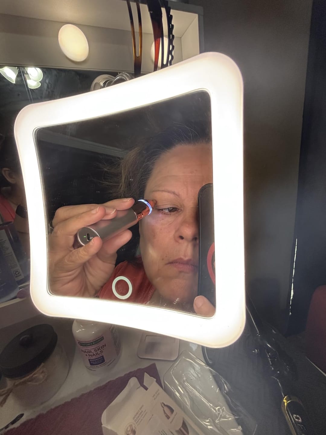 Customer photo review of Browzer™ Brow & Face Trimmer