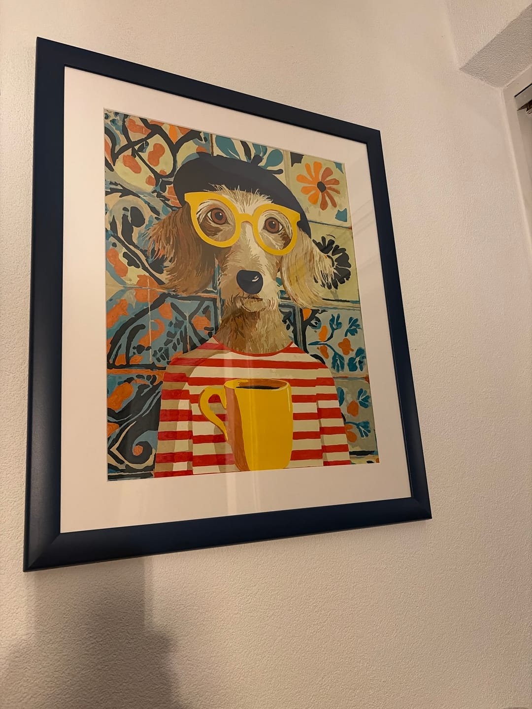 Customer photo review of Malen nach Zahlen - Hund im französischen Stil