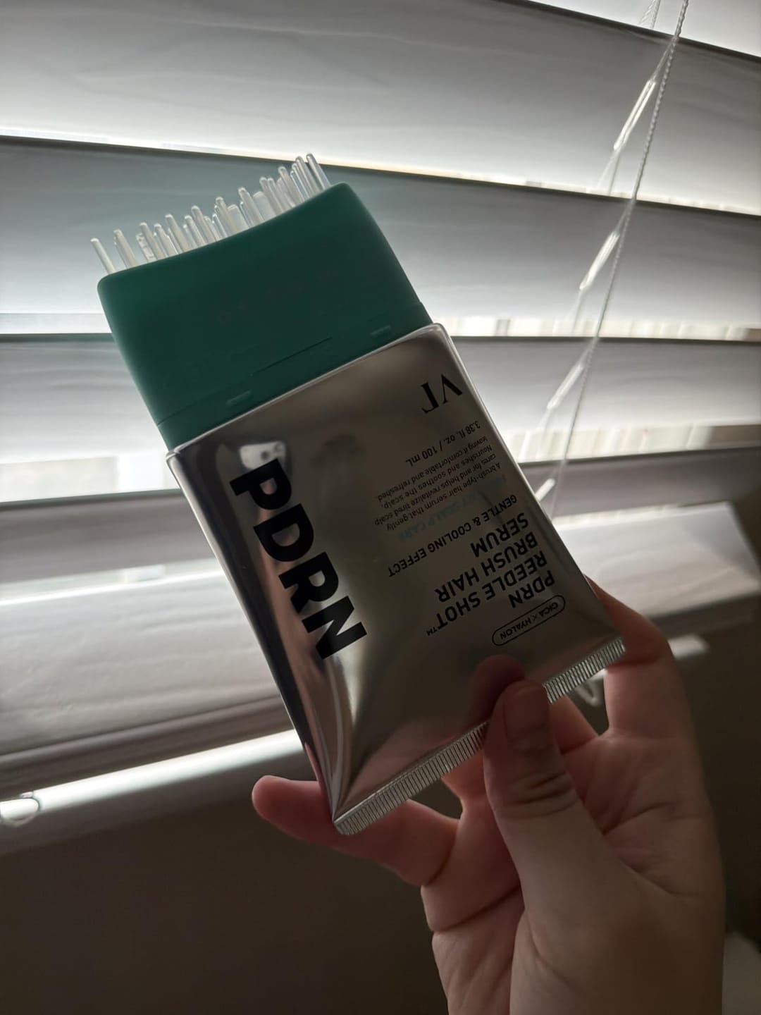 Customer photo review of PDRN Brush Hair Serum