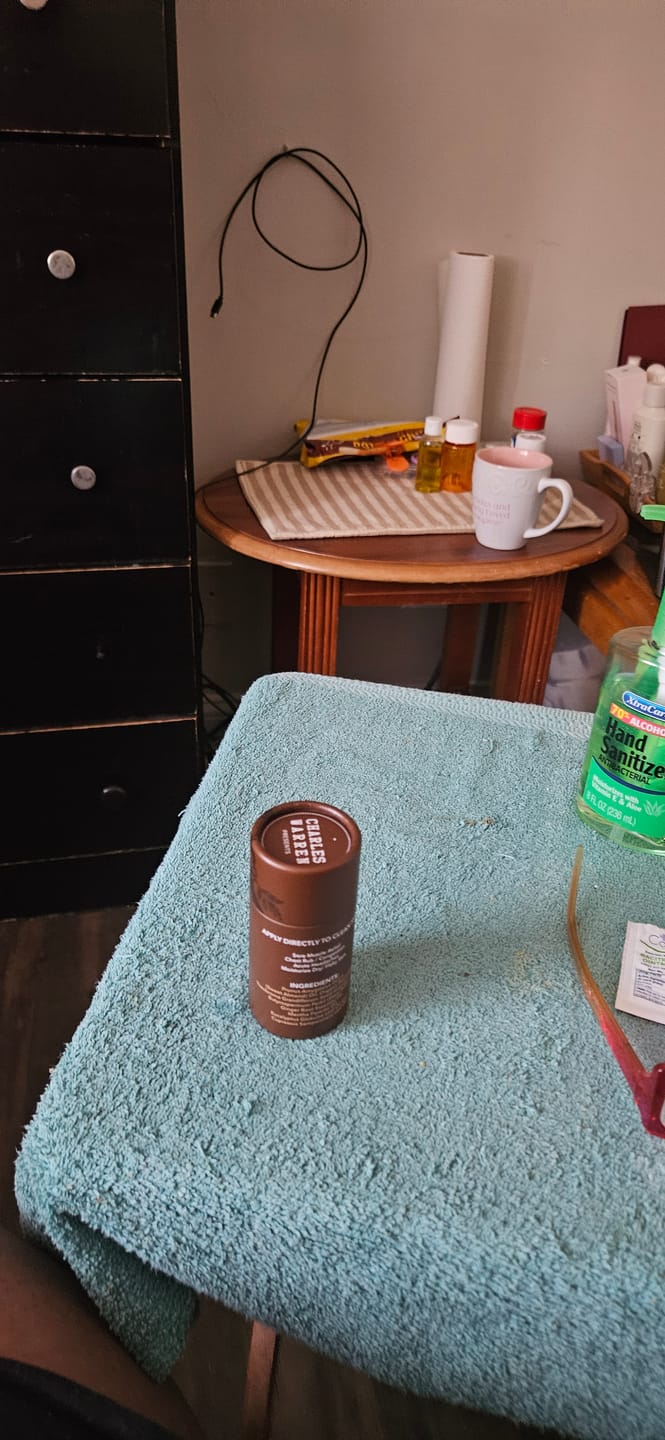 Customer photo review of Extra Strength Sweet Ginger Vapor Rub Stick