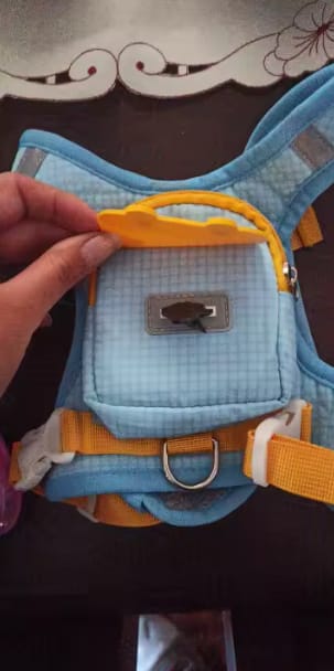Customer photo review of Arnés con Mochila