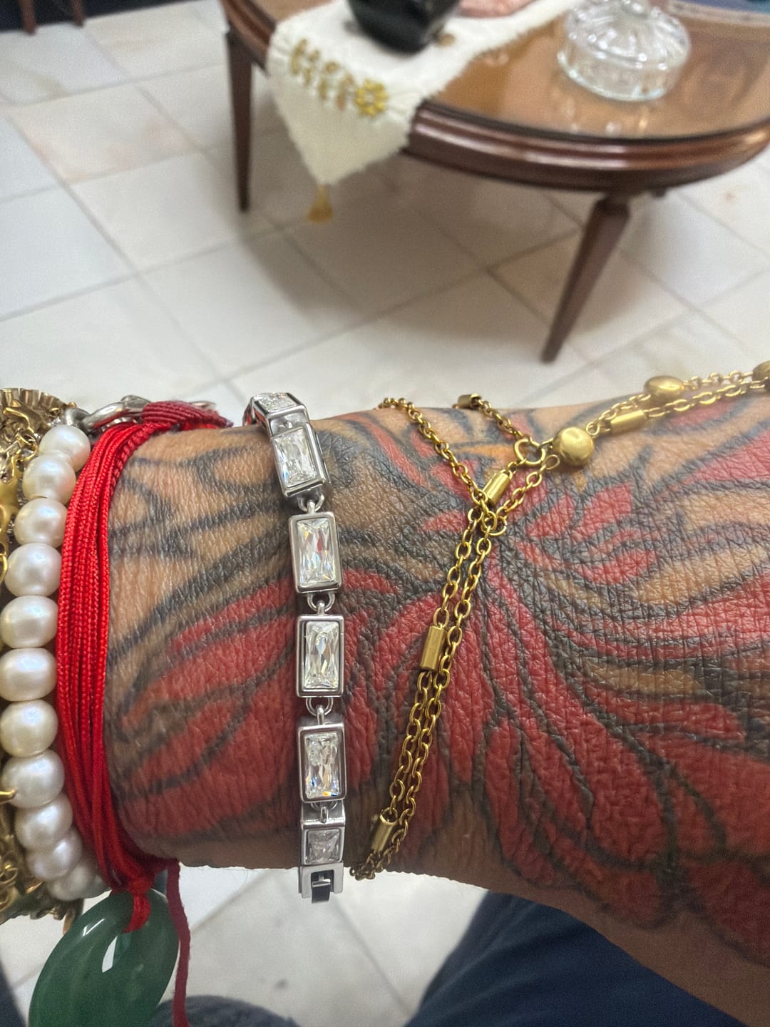 Customer photo review of Pulsera Nest Plata + Zirconia