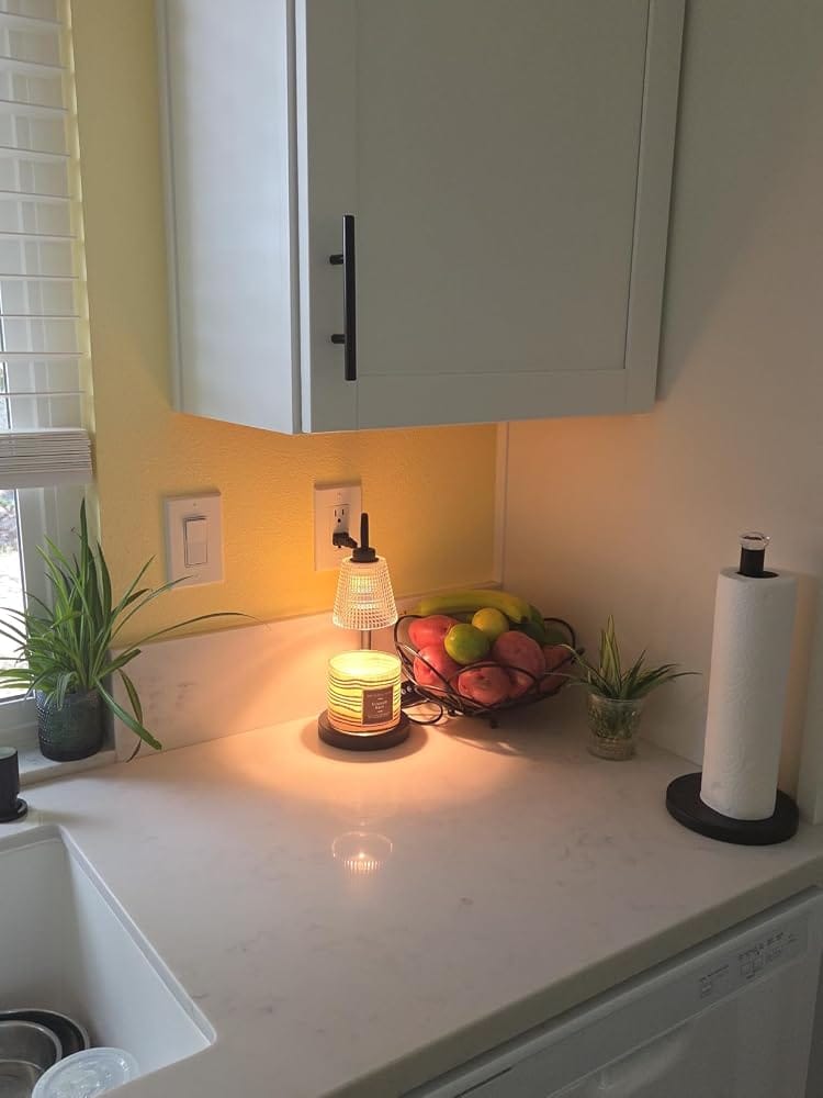 Customer photo review of Black Dome Candle Warmer with Timer