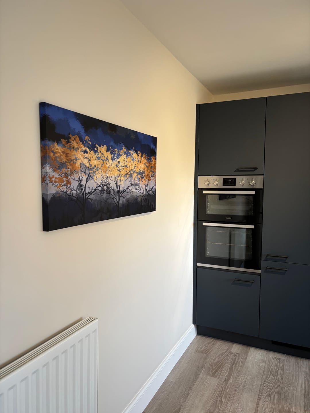 Customer photo review of GOLD AND MIST CANVAS