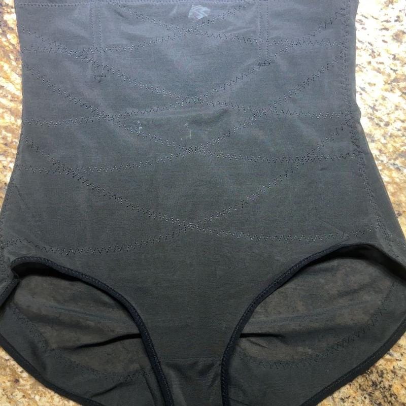 Customer photo review of Culotte taille haute à bandes croisées