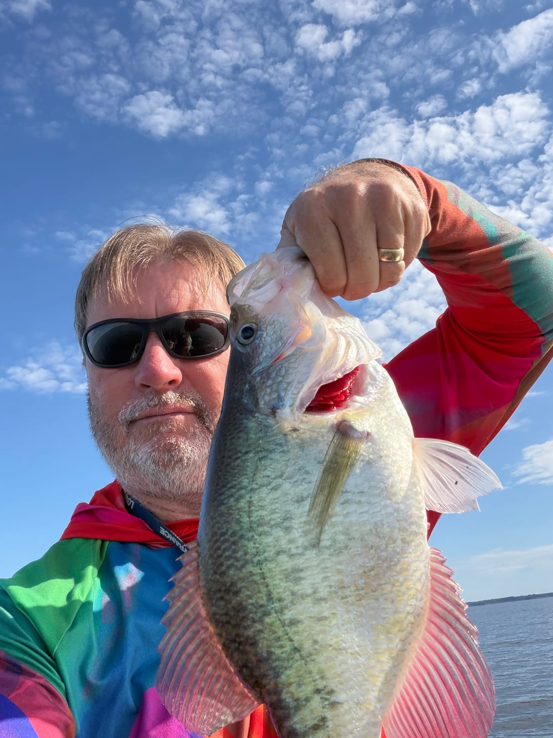 Customer photo review of Hogfish Sport Tec Hooded Long Sleeve – Men's