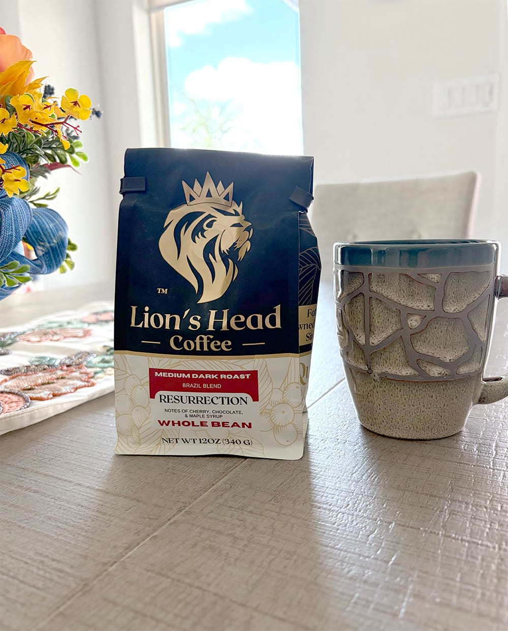 Customer photo review of Resurrection - Chocolate, Cherry, Maple Syrup - Medium Dark Roast