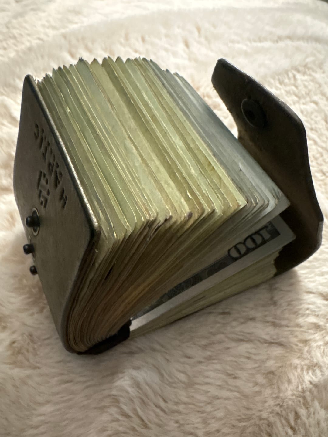 Customer photo review of The Cash Wrap (USD size)