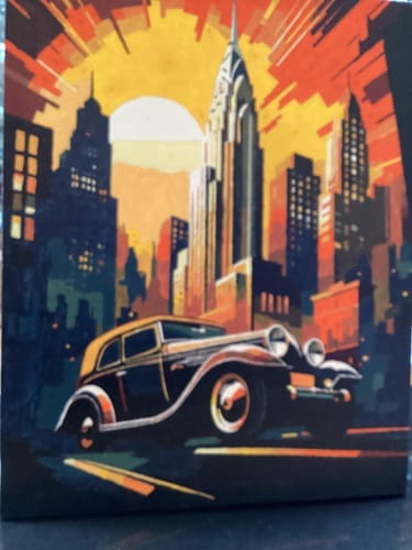 Customer photo review of Voiture Art Déco à New York