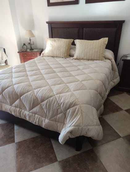 Customer photo review of Edredón 2 en 1 – que elimina neccesidad de sábanas