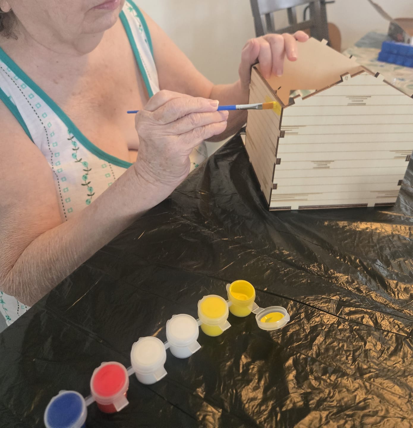 Customer photo review of Casita de Campo Alegría | Kit DIY Madera y Pintura