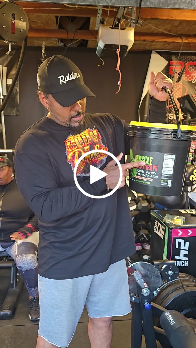 Customer video review of Whey Protein Powder Bucket