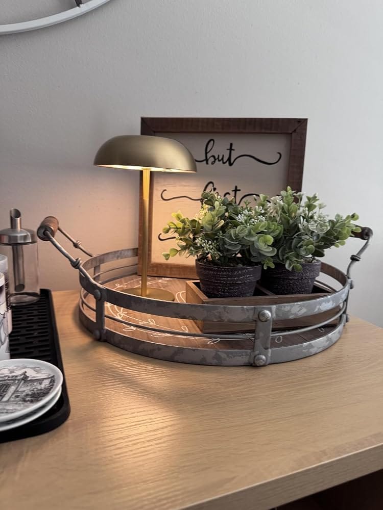 Customer photo review of Cordless Mushroom Lamp