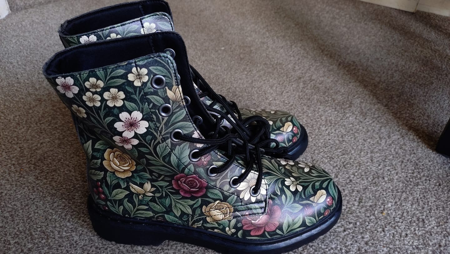 Customer photo review of Ancient Orchard Boots