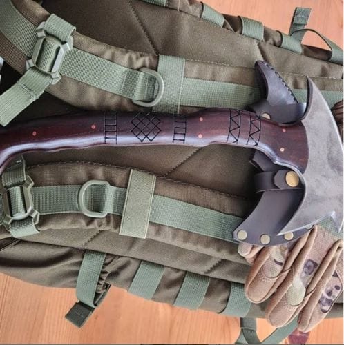Customer photo review of Сustom made tomahawk "Ogun"