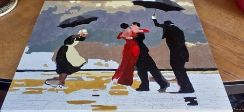 Customer photo review of Danseurs rétro sur la Plage