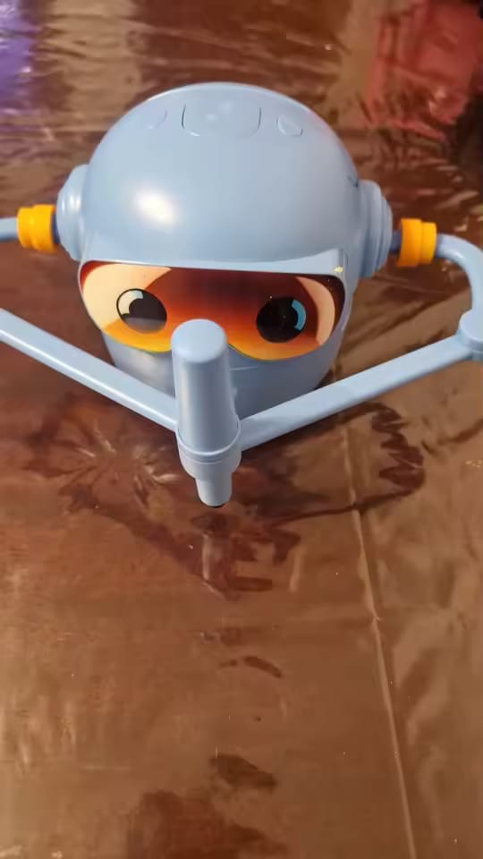 Customer photo review of Scribble Buddy: The Voice-Guided Drawing Robot for Little Artists