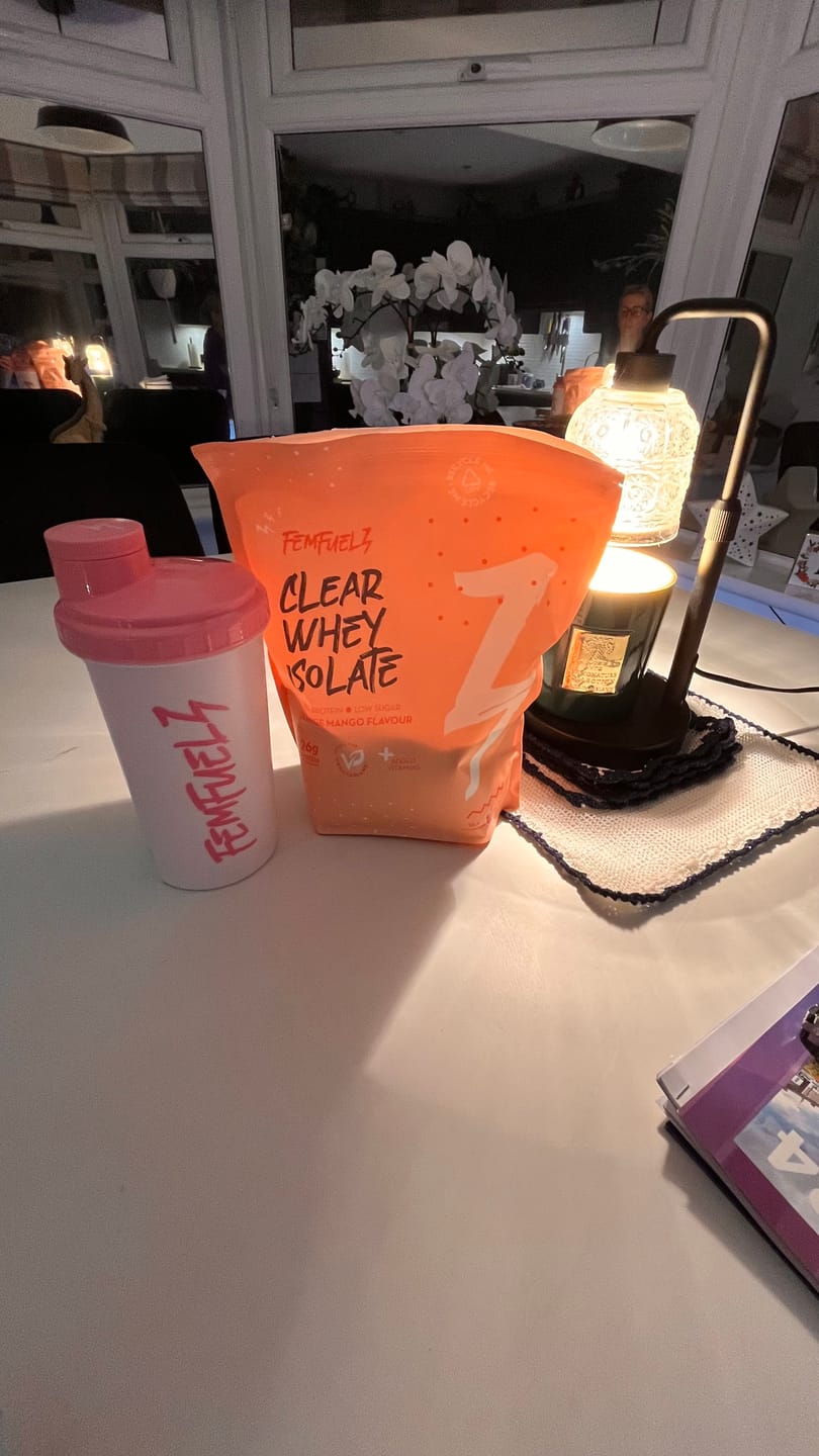 Customer photo review of Clear Whey Isolate Protein