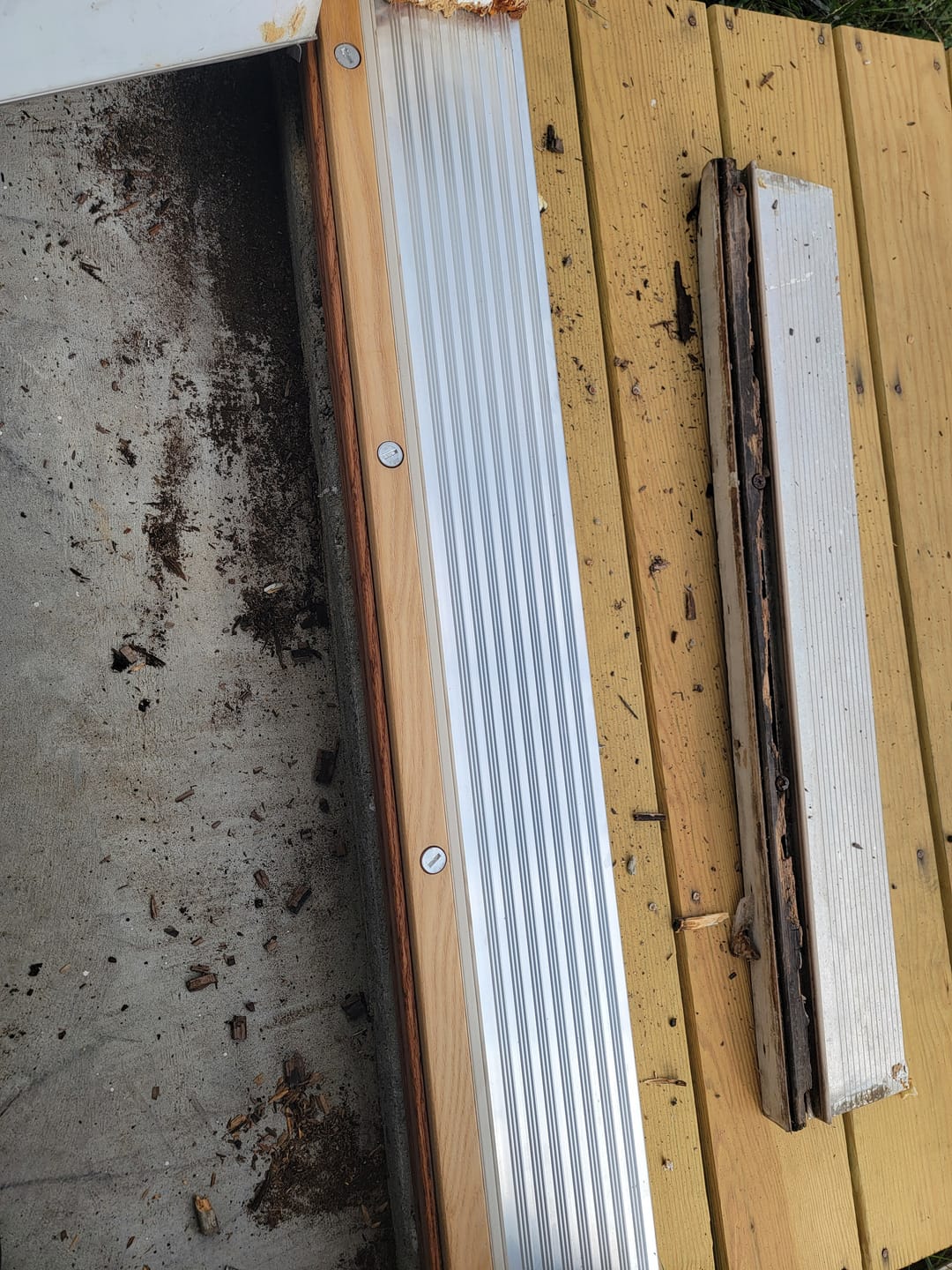 Customer photo review of 32" x 6" Inswing Threshold