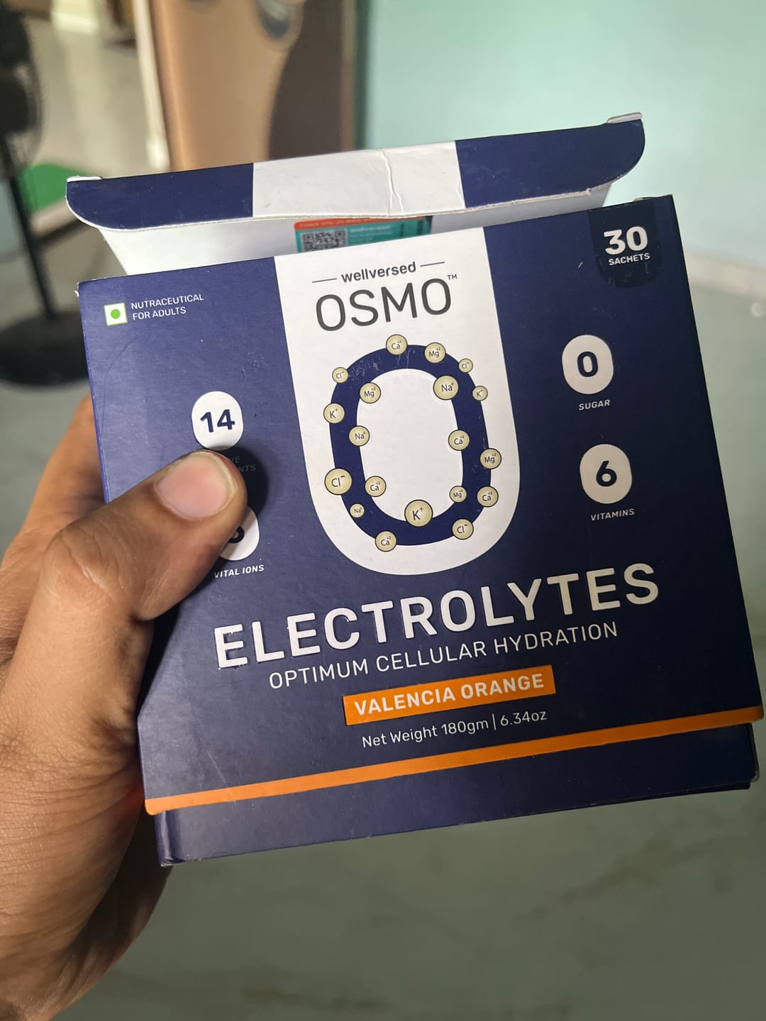 Customer photo review of OSMO Electrolytes Sachets (30 Servings, Valencia Orange)