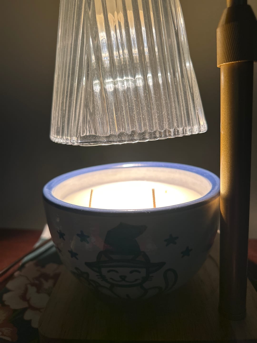 Customer photo review of Witch Cat Candle