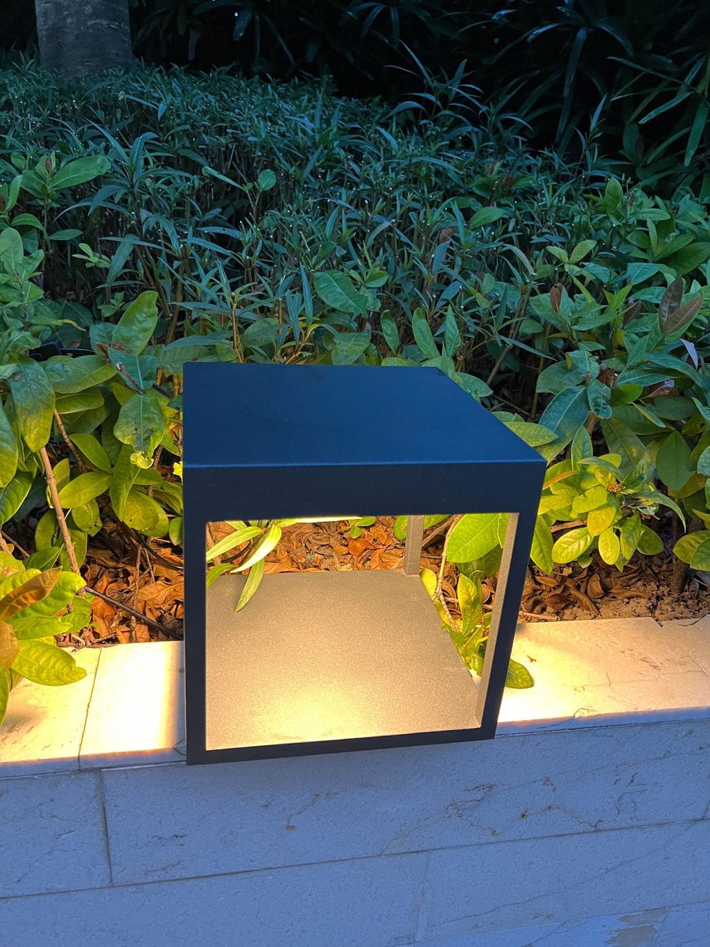 Customer photo review of Outdoor Post Light, Stainless Steel, IP65 Waterproof, Integrated LED