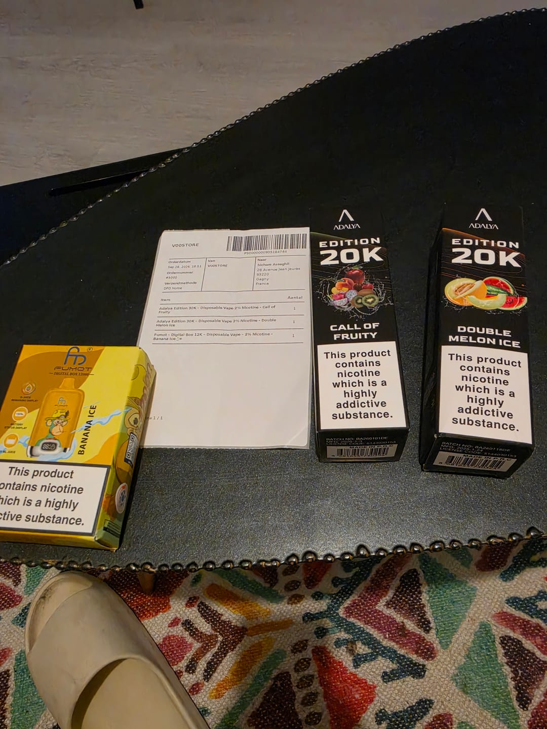 Customer photo review of Adalya Edition 30K – Disposable Vape 2% Nicotine