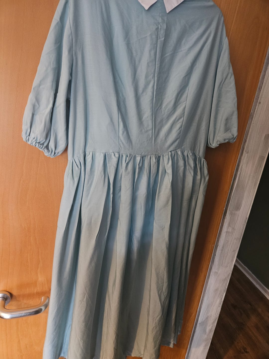 Customer photo review of Dress Making Plain Viscose Fabric - 55" - 23 Variations Available