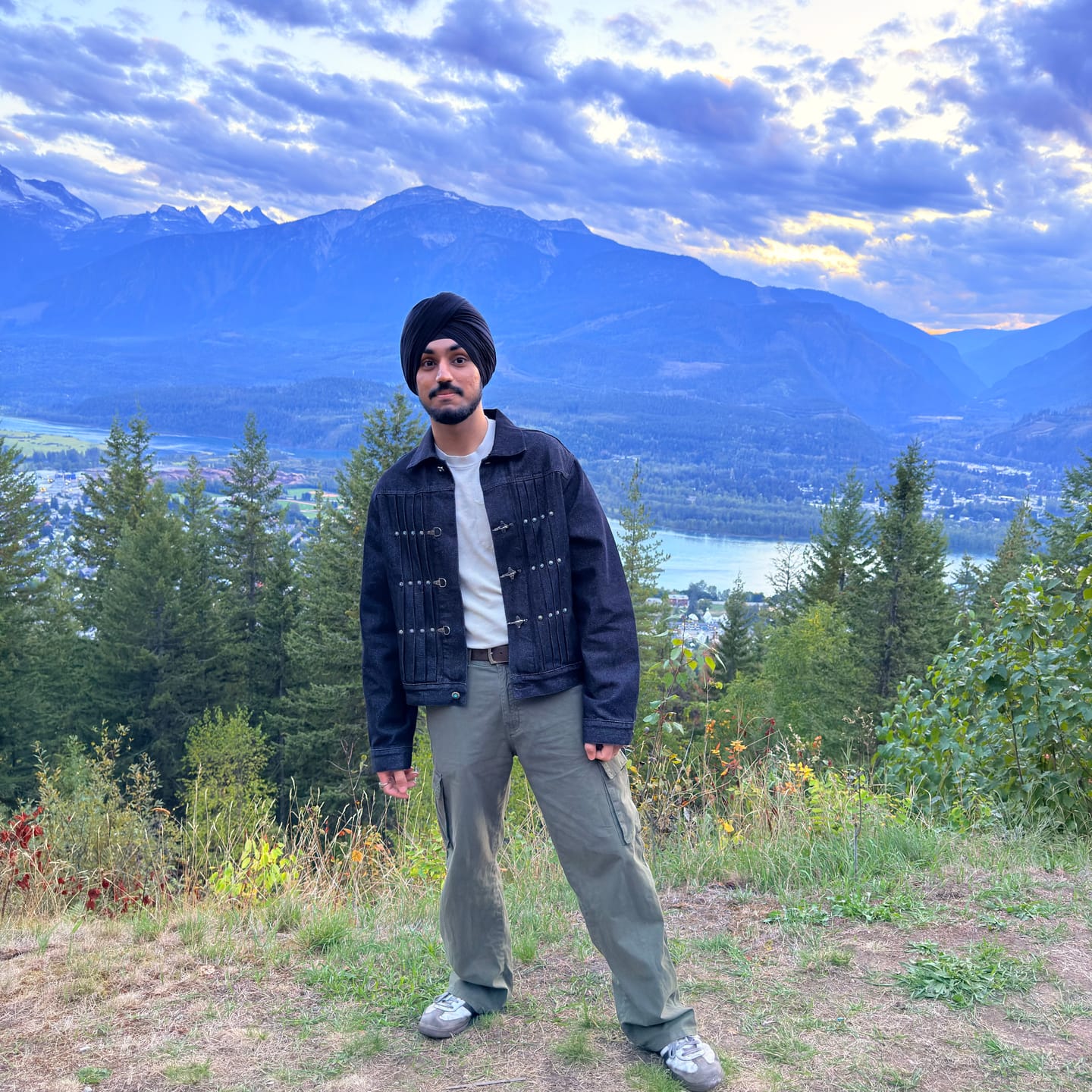 Customer photo review of Aelfric Eden Pinstripe Baggy Barrel Jeans