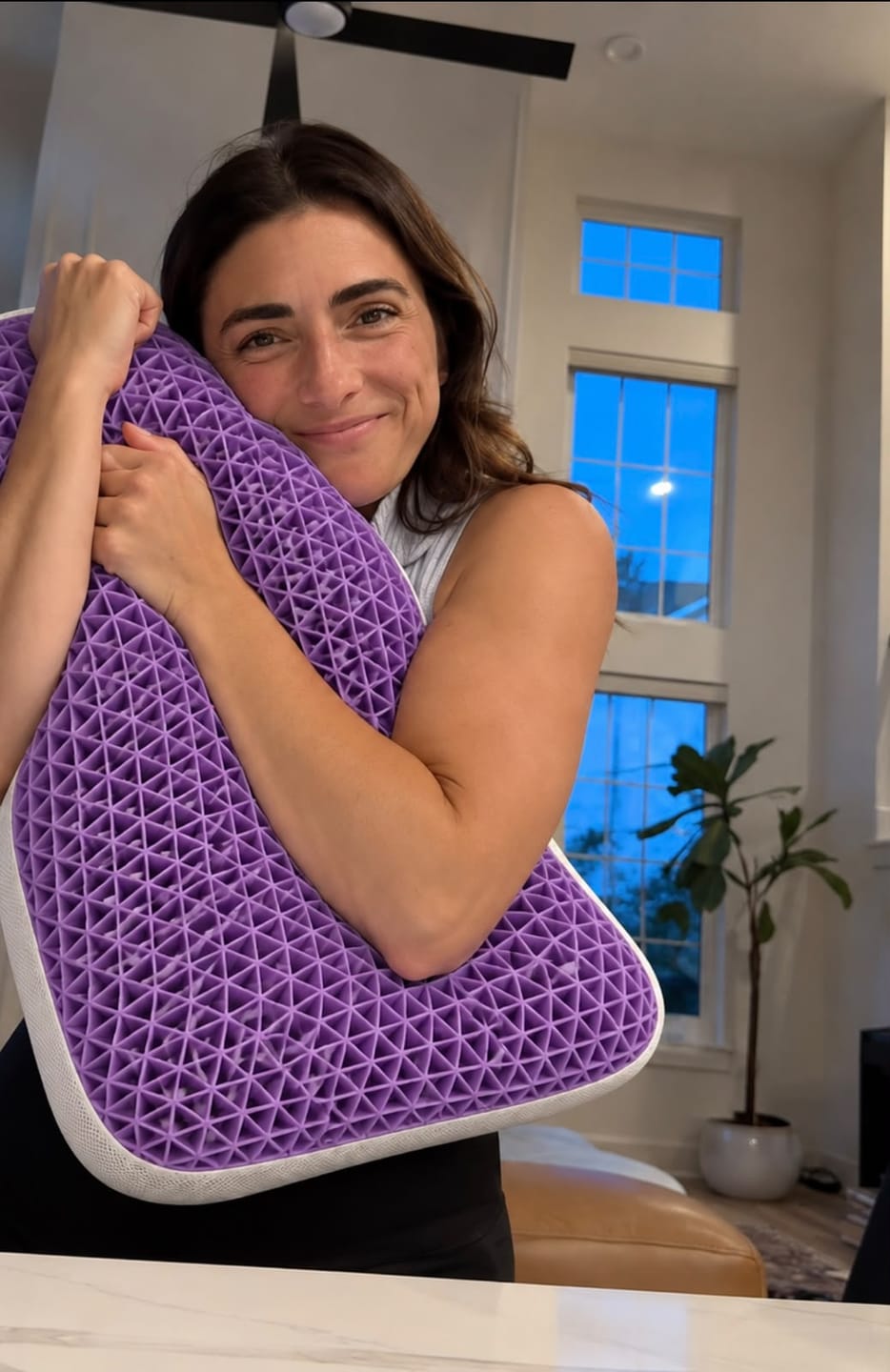 Customer photo review of Hollow Air Ergonomic Pillow™
