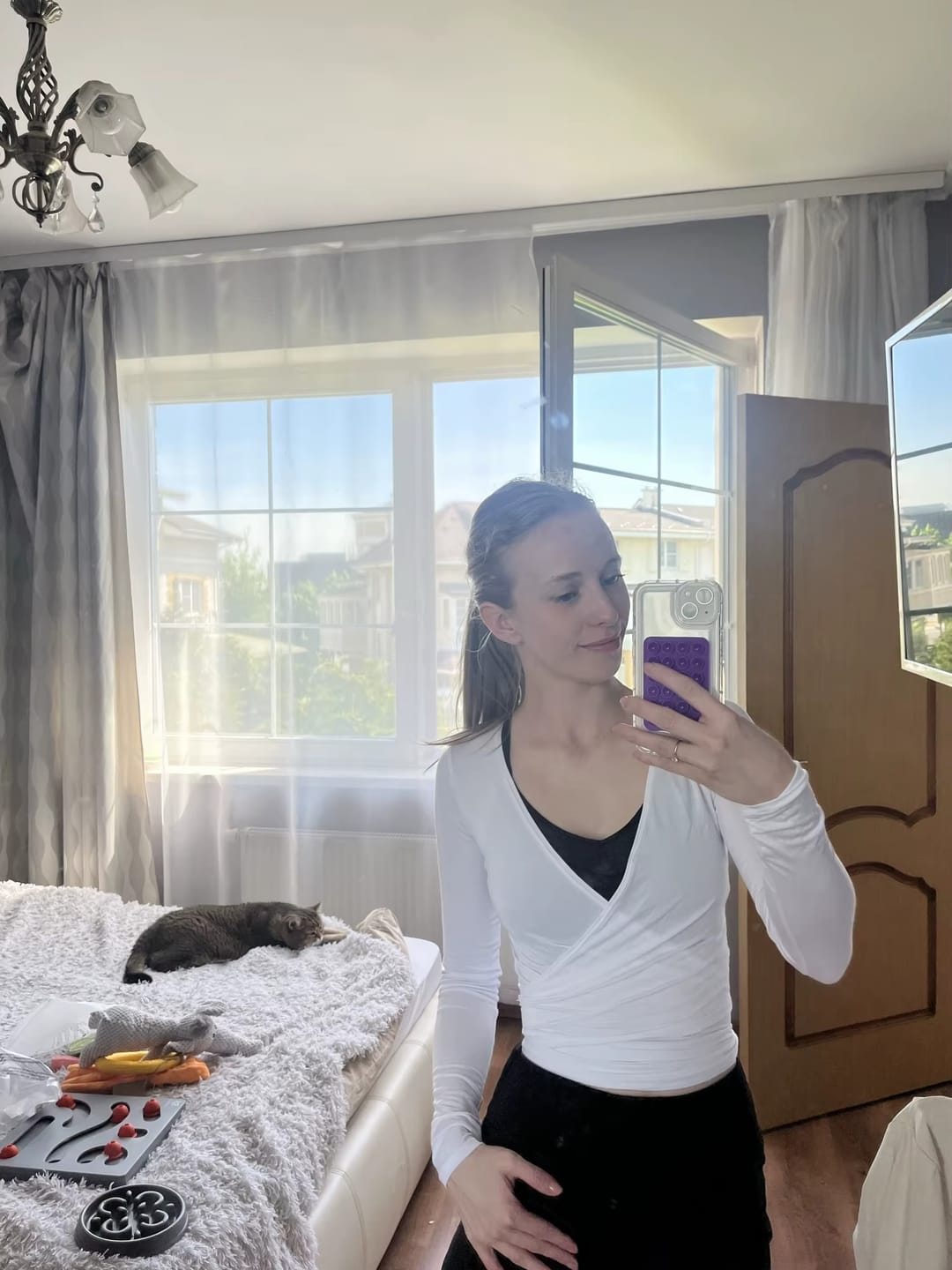 Customer photo review of The Wrap Top Second Skin Series