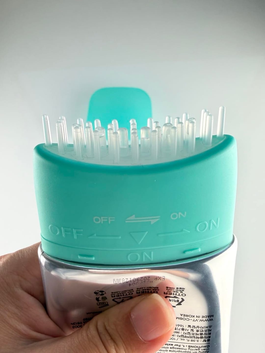 Customer photo review of PDRN Brush Hair Serum