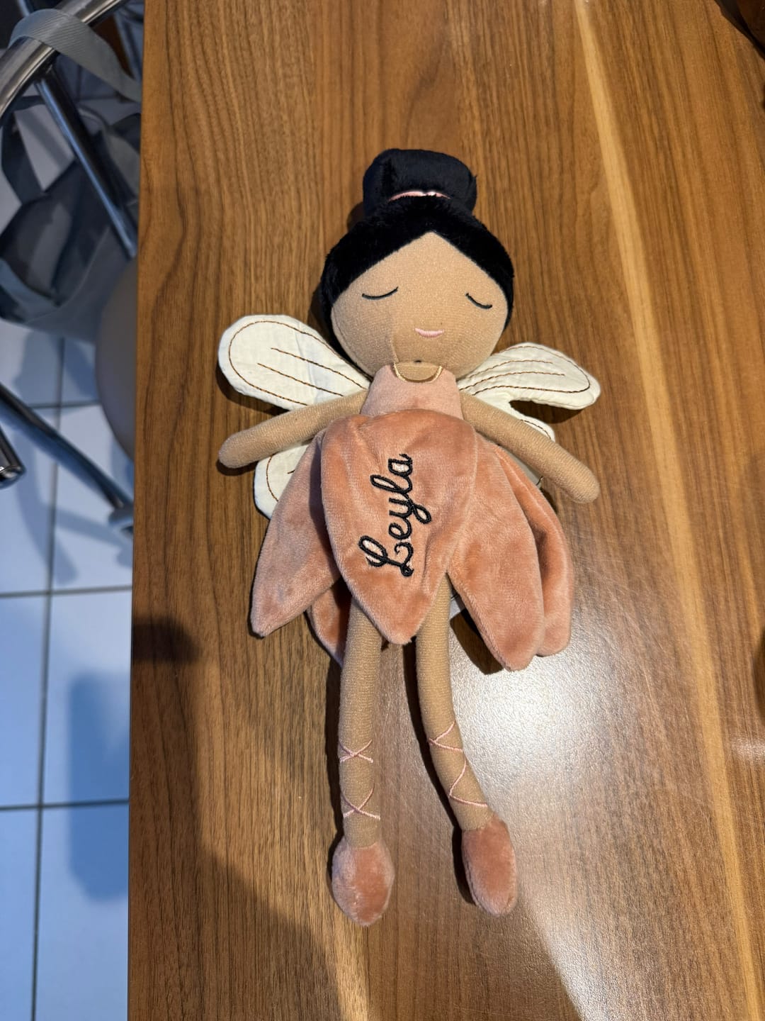 Customer photo review of Jollein Stoffpuppe Fee personalisiert Rosé