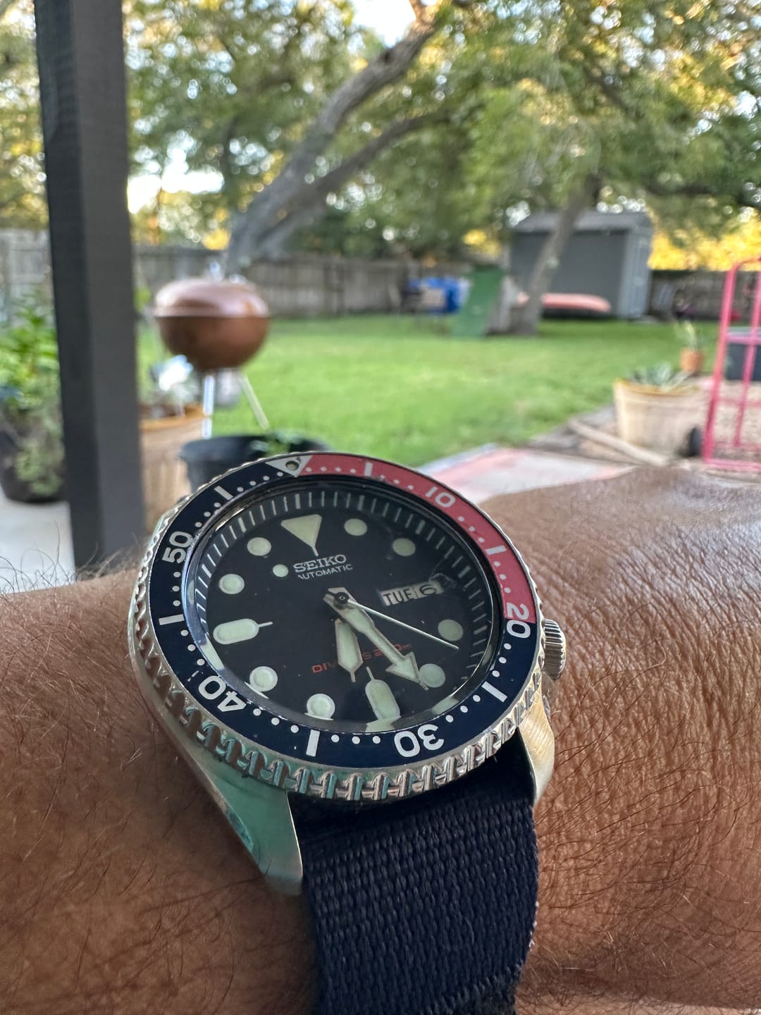 Customer photo review of Glomar Explorer - Hook And Loop Watch Strap