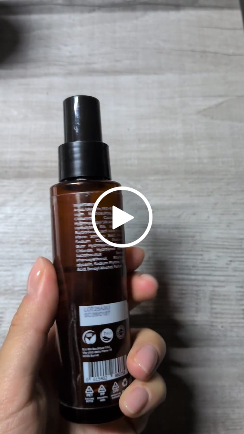 Customer video review of Radiance Hair Serum