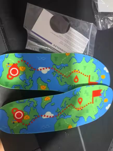 Customer photo review of Baby TrackSoles