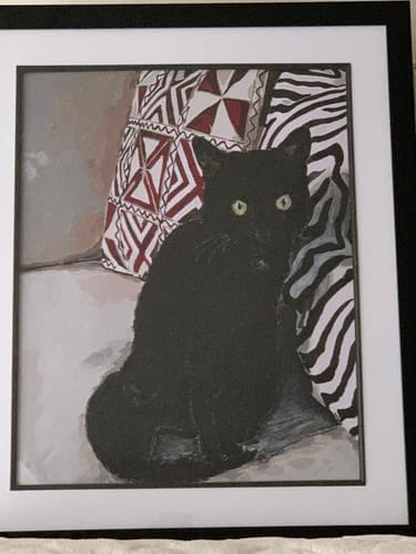 Customer photo review of Custom Paint by Numbers Kit