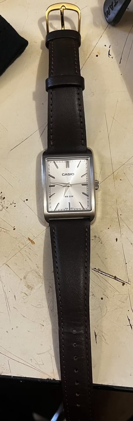 Customer photo review of Correa de Cuero Bambi BCE107BS 20mm Café Oscuro